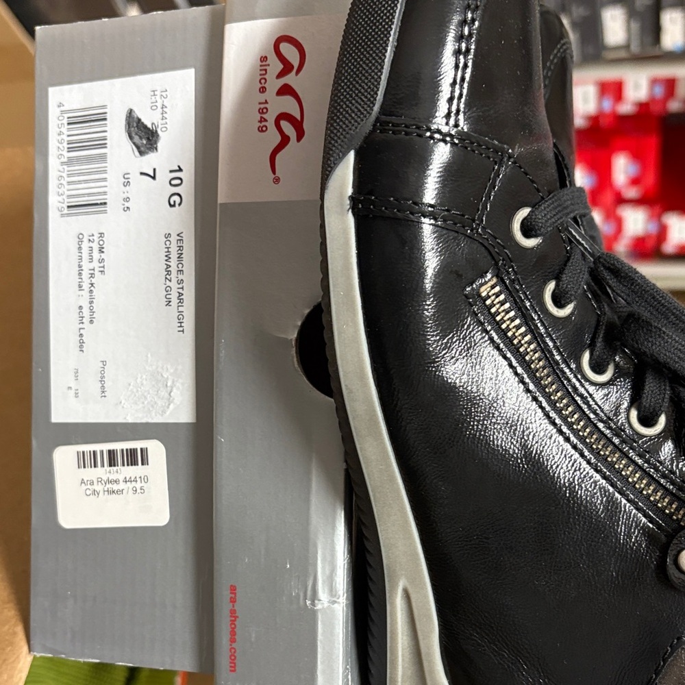 Ara Black High-Top Sneakers - Picture 4 of 5